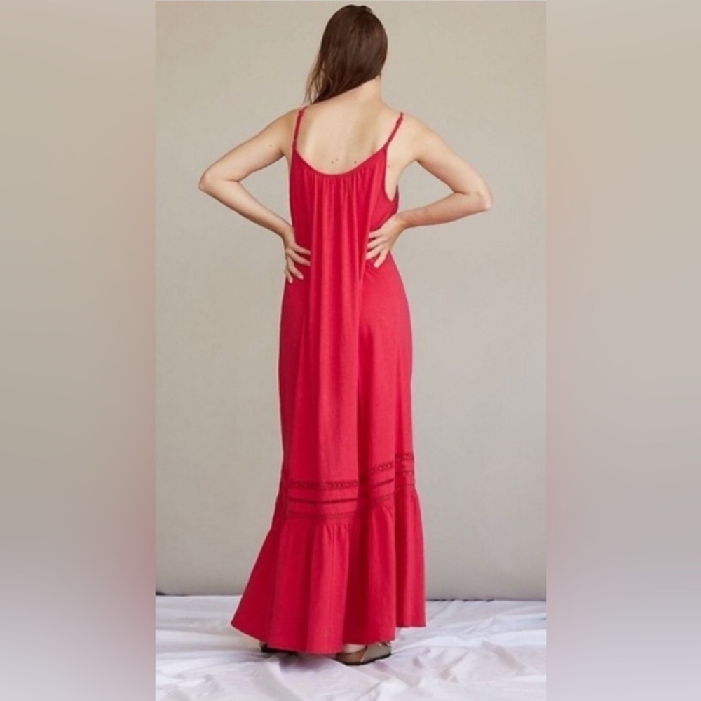 Anthropologie Saturday Sunday Women’s “Trudie” Embroidered Maxi Dress - Picture 3 of 4